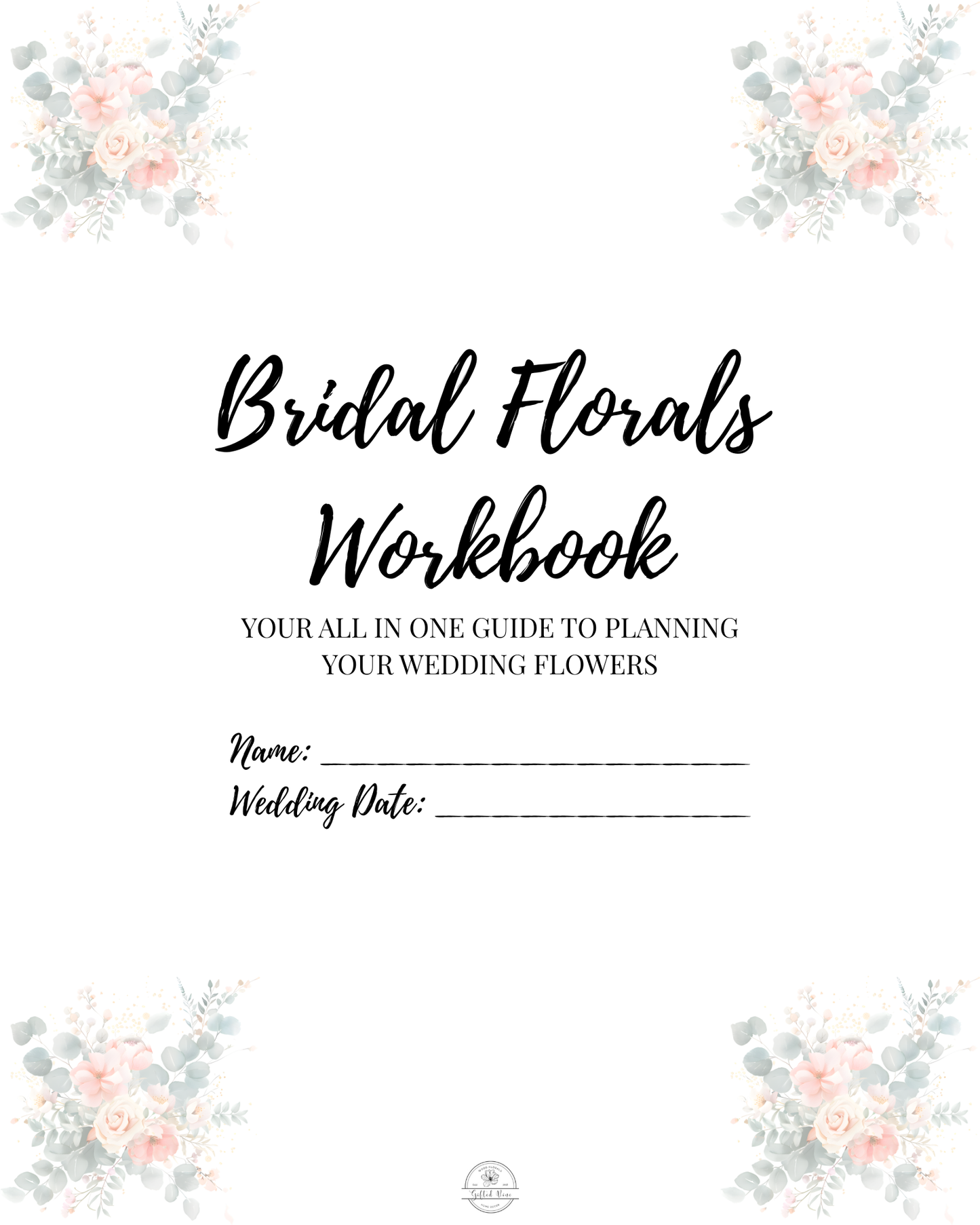 Bridal Floral Workbook