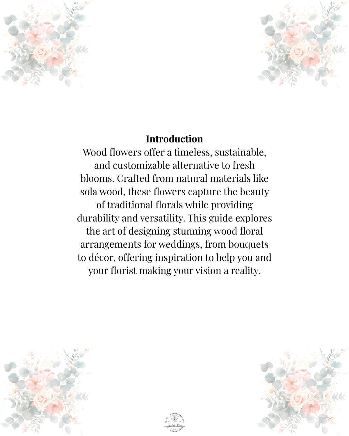 Bridal Floral Workbook